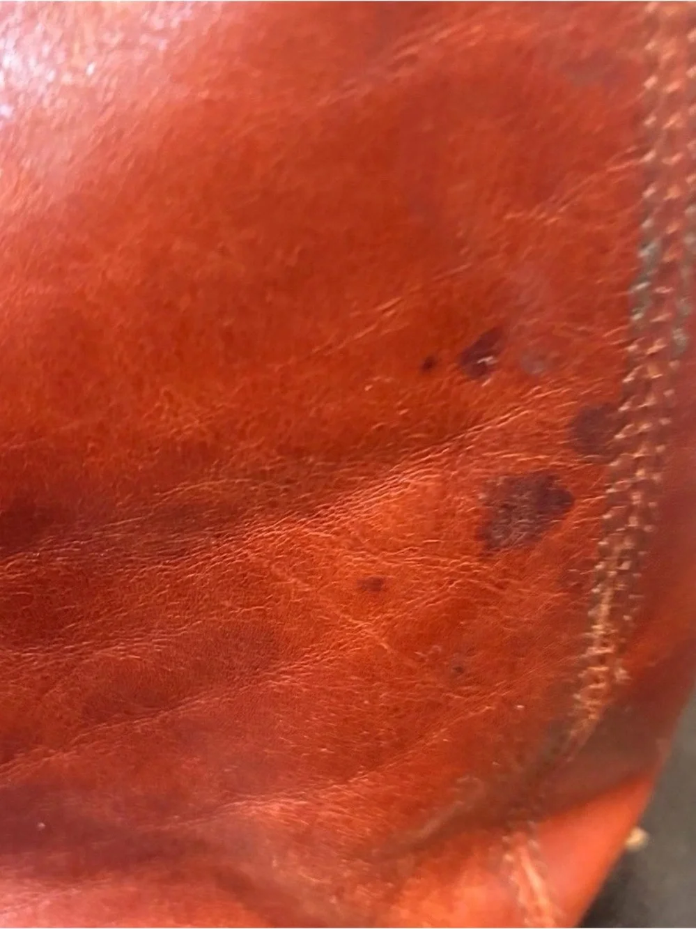 Vintage 90s Brahmin Brown Leather Handbag/Satchel